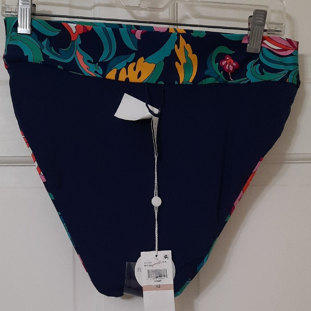 Trina Turk Blue and Yellow Swimwear - Picture 13 of 13